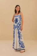 Vestido Floral Azul Serenity
